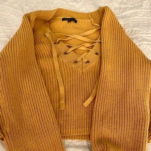 Cropped Kendall and Kylie Sweater